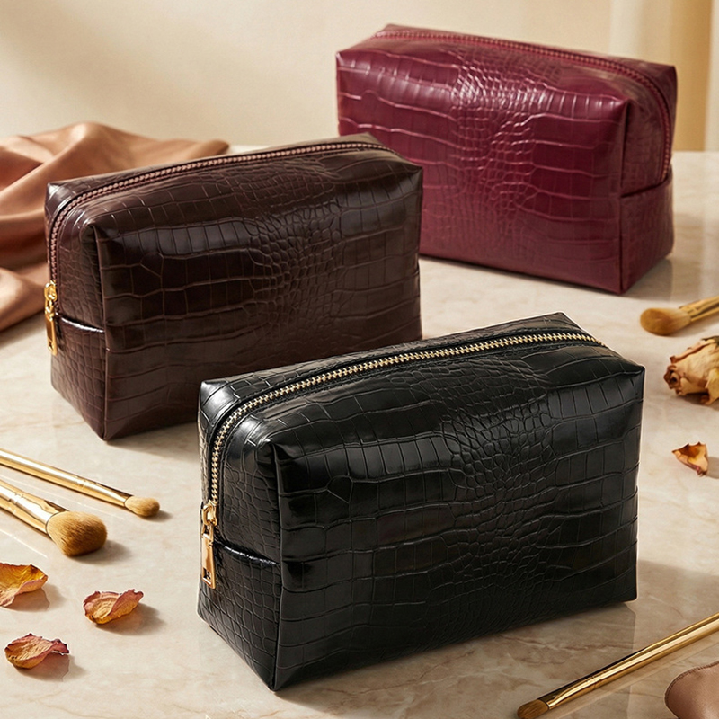 Luxury Skincare Design - Nieuwe make-uptas met steenmotief voor dames,