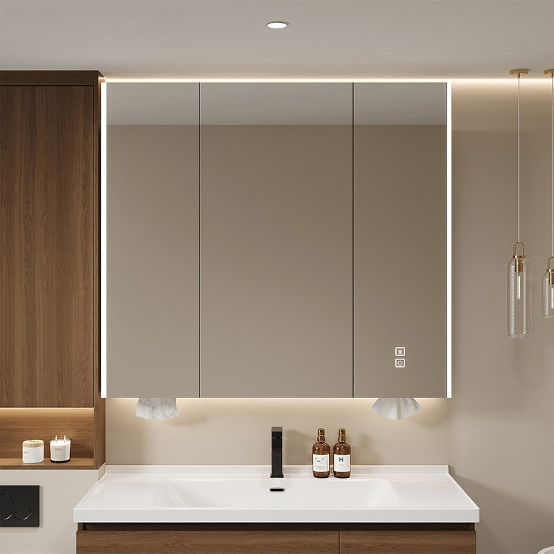Luxury Skincare Design - Luxe design badkamerkast Moderne spiegel Toilet-scheidingswanden
