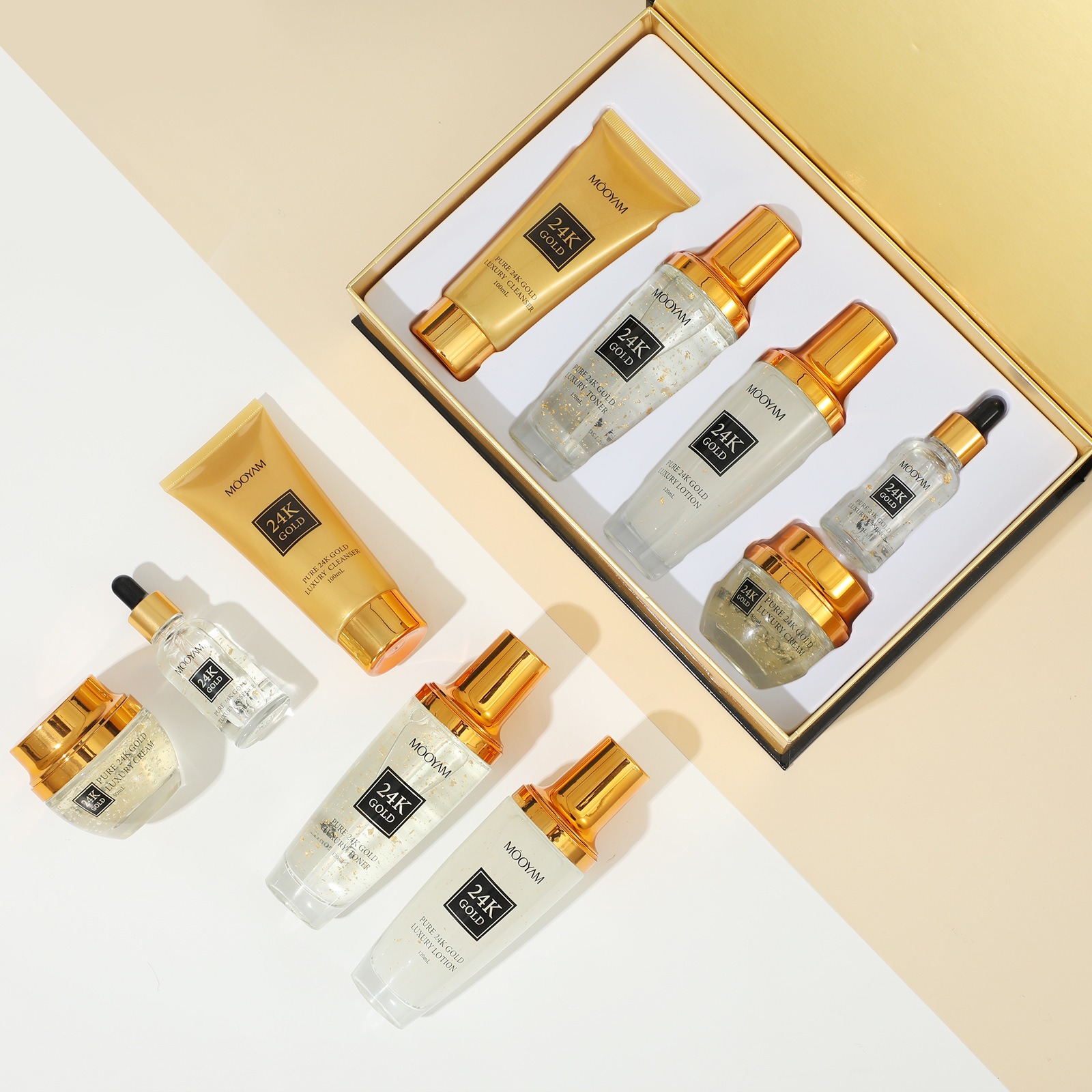 24K Gold LUXE Hydraterende Ant - Luxury Skincare Kit recensie en prijs