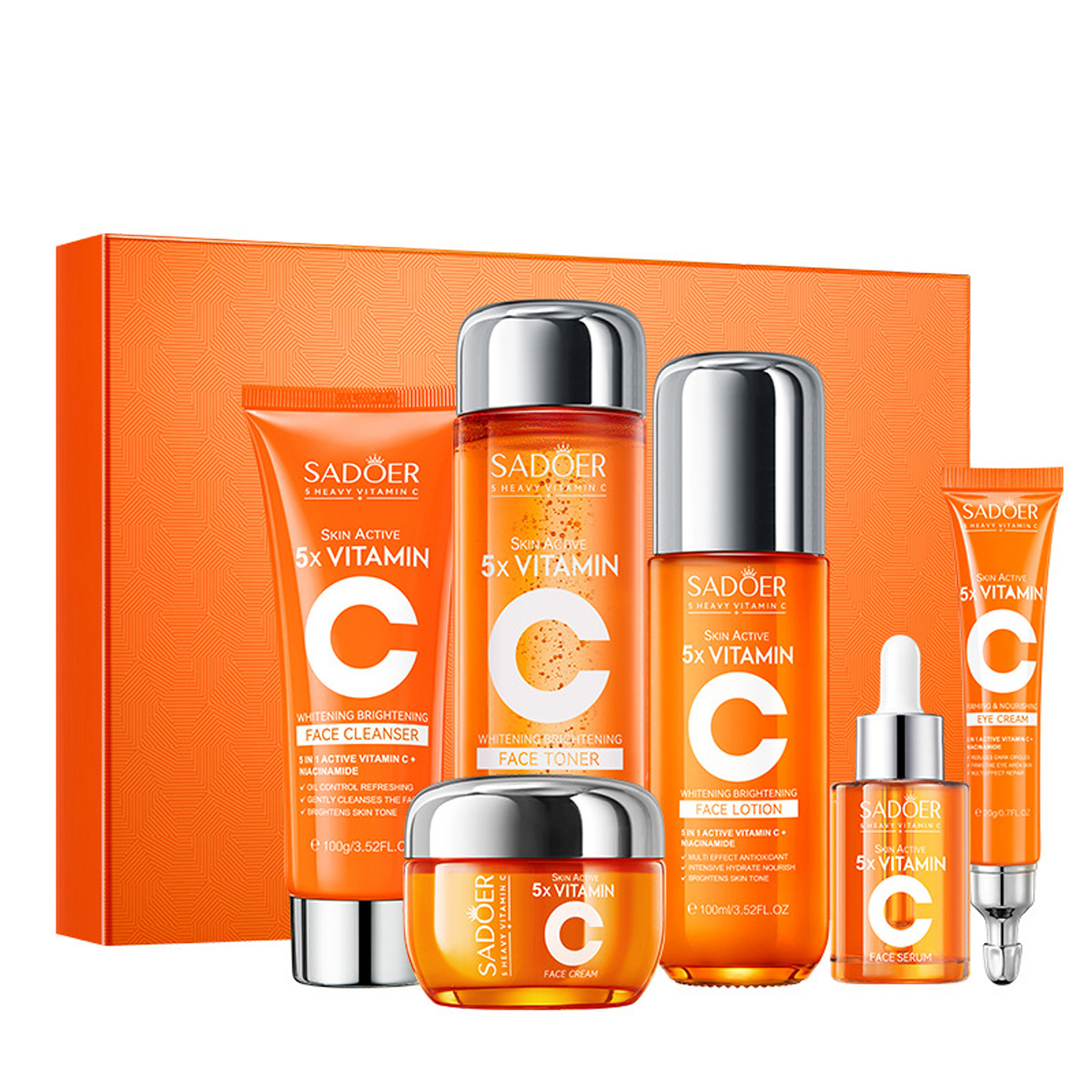 Vitamine C Huidverzorging 6-de - Luxury Skincare Kit recensie en prijs