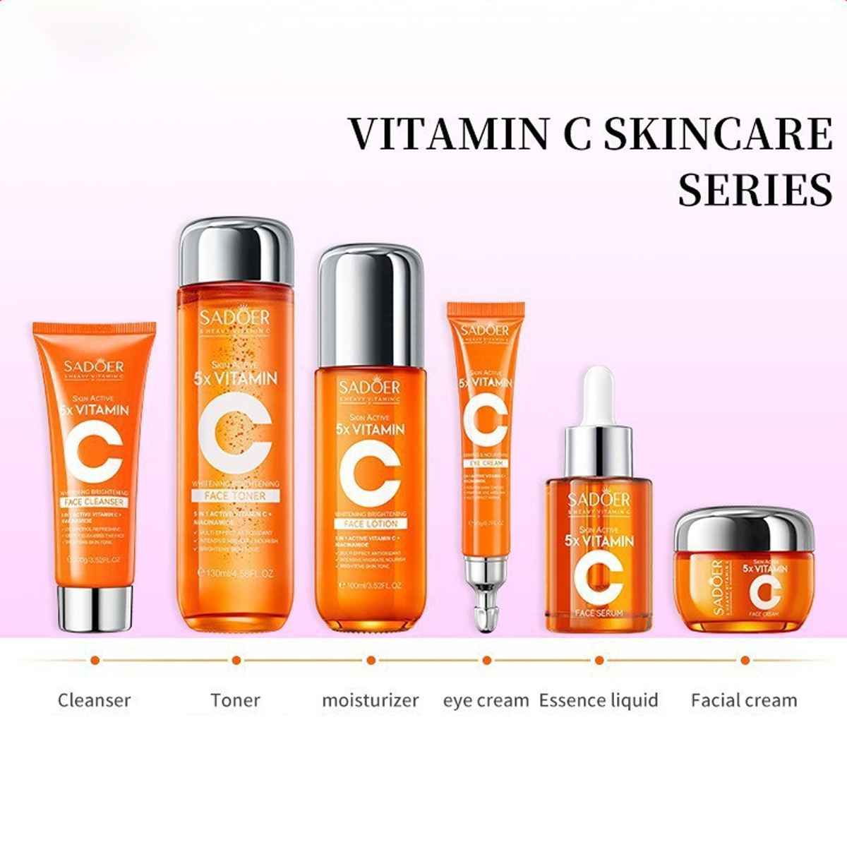 Vitamine C Huidverzorging 6-de - Luxury Skincare Kit recensie en prijs
